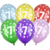 Balony 30cm, 7th Birthday, Metallic Mix (1 op. / 50 szt.)