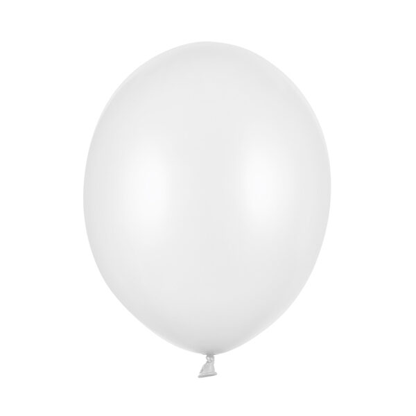 Balony Strong 30cm, Metallic Pure White (1 op. / 10 szt.)