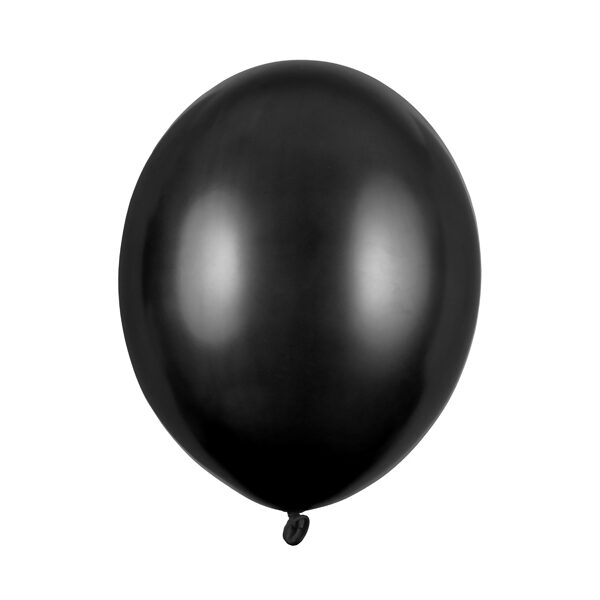 Balony Strong 30cm, Metallic Black (1 op. / 10 szt.)