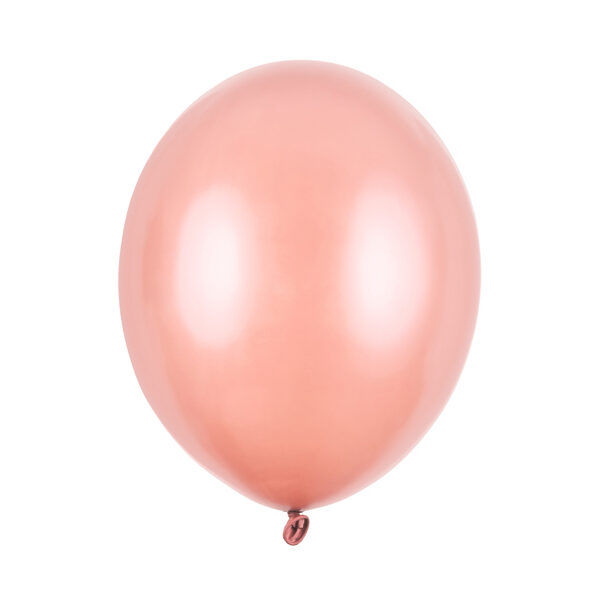Balony Strong 30cm, Metallic Rose Gold (1 op. / 100 szt.)