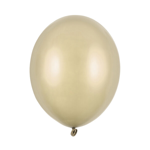 Balony Strong 30 cm, Metallic Cold Gold (1 op. / 100 szt.)