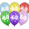 Balony 30cm, 60th Birthday, Metallic Mix (1 op. / 50 szt.)