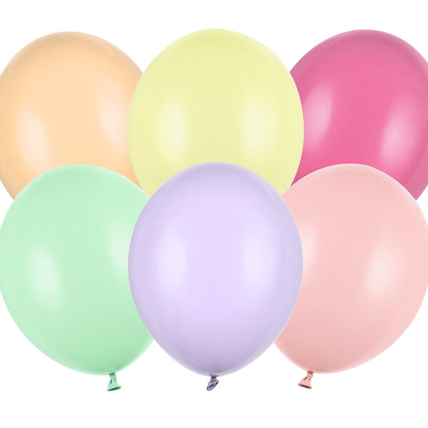 Balony Strong 30cm, Pastel Mix (1 op. / 10 szt.)