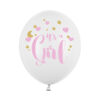 Balony 30cm, It's a Girl, P. Pure White (1 op. / 50 szt.)