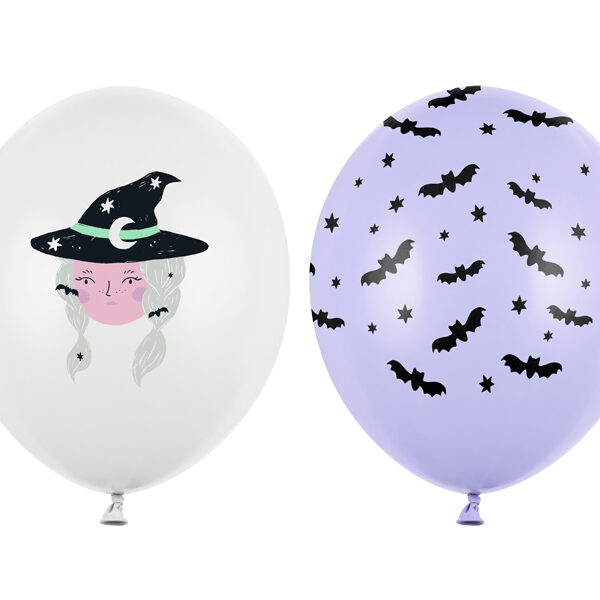 Balony 30 cm, Witch, mix (1 op. / 50 szt.)