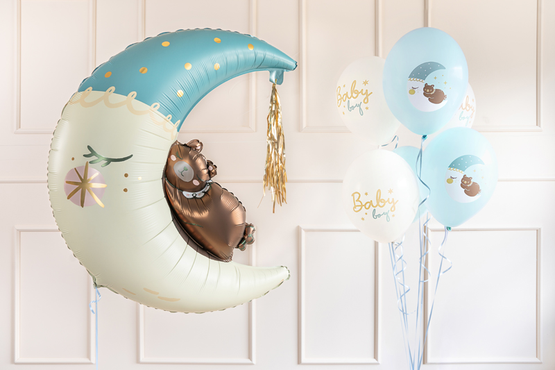 Balony 30 cm, Baby boy, mix (1 op. / 6 szt.) - obrazek 2