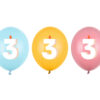 Balony 30 cm, 3, mix (1 op. / 50 szt.)