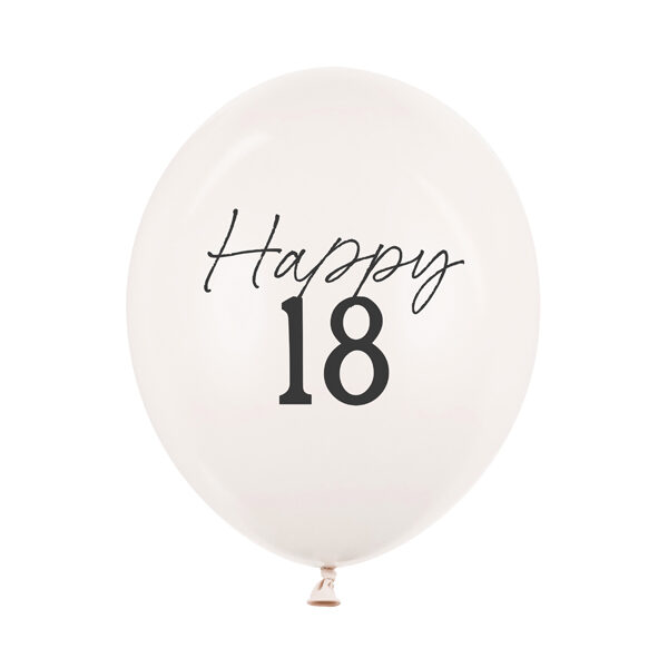Balony 30 cm, 18, Pastel Off-white (1 op. / 50 szt.)