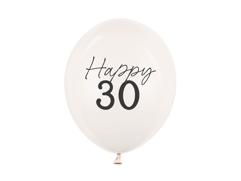 Balony 30 cm, 30, Pastel Off-white (1 op. / 50 szt.)