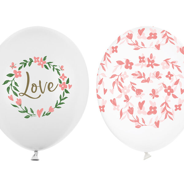Balony 30 cm, Love, mix (1 op. / 50 szt.)