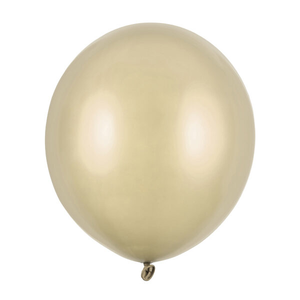 Balony Strong 43cm, Metallic Cold Gold (1 op. / 25 szt.)