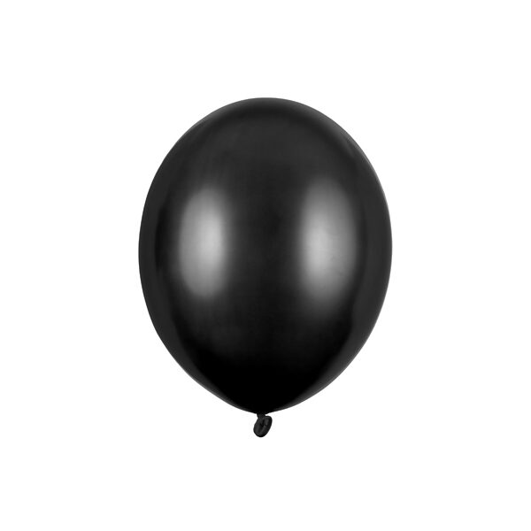 Balony Strong 12cm, Metallic Black (1 op. / 100 szt.)
