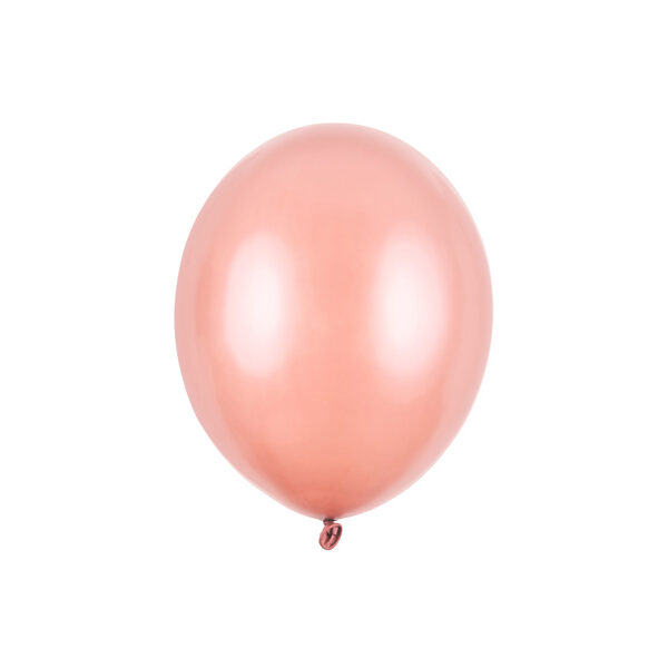 Balony Strong 12cm, Metallic Rose Gold (1 op. / 100 szt.)