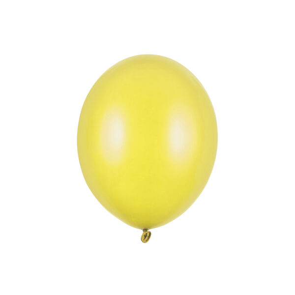 Balony Strong 12cm, Metallic Lemon Zest (1 op. / 100 szt.)