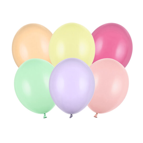 Balony Strong 12cm, Pastel Mix (1 op. / 100 szt.)