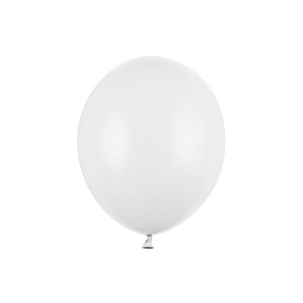 Balony Strong 12cm, Pastel Pure White (1 op. / 100 szt.)