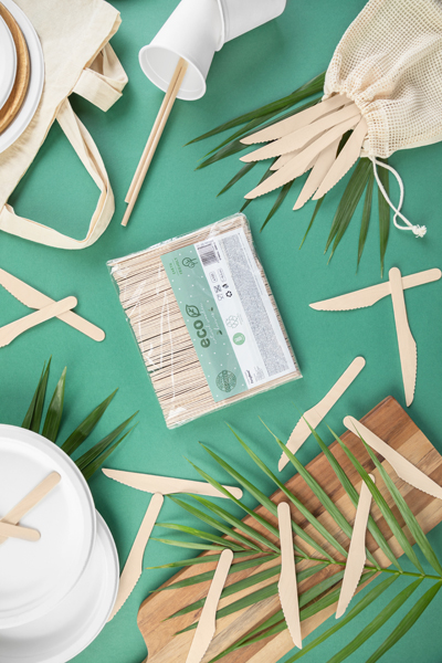 Drewniane noże, 16.5cm (1 op. / 100 szt.) - obrazek 2