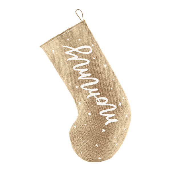 Skarpeta dekoracyjna Mommy, biały, 23x39.5cm