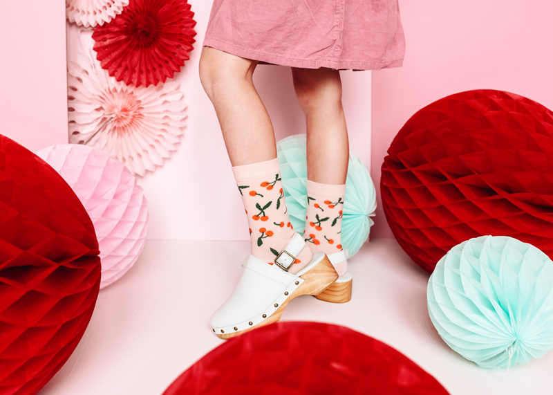 Skarpetki Wisienki, mix, 31-34 - obrazek 2