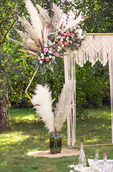 Stojak na tło heksagon, złoty, 2m - obrazek 8