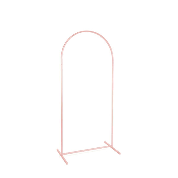 Stojak na tło, łuk midi, brudny róż, 80x180 cm