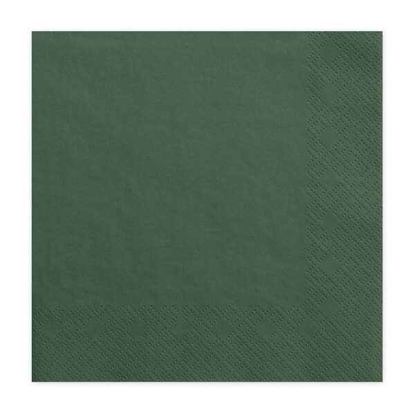 Serwetki trójwarstwowe, b. zieleń., 33x33cm (1 op. / 20 szt.)