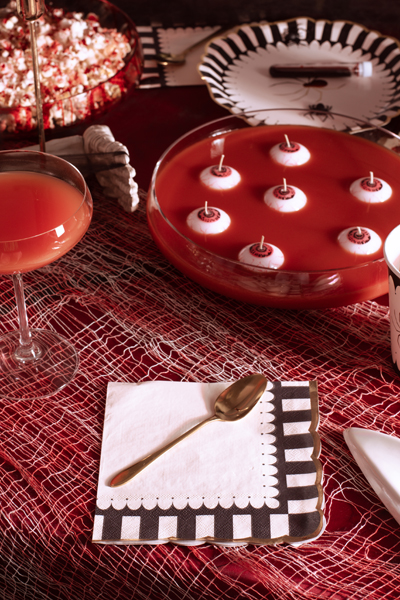 Serwetki ze złotym brzegiem, 33x33, mix (1 op. / 12 szt.) - obrazek 4