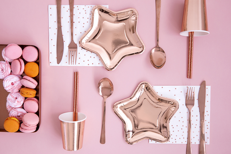 Serwetki Kropki, biały, 33x33cm (1 op. / 20 szt.) - obrazek 4