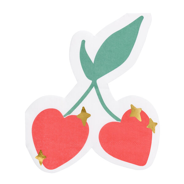 Serwetki Wiśnie, mix, 13.5x16cm (1 op. / 20 szt.)