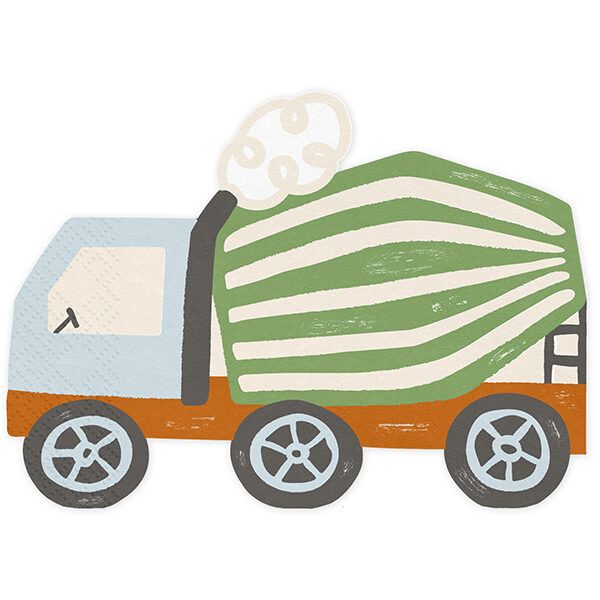 Serwetki Betoniarka, 16x13cm, mix (1 op. / 20 szt.)