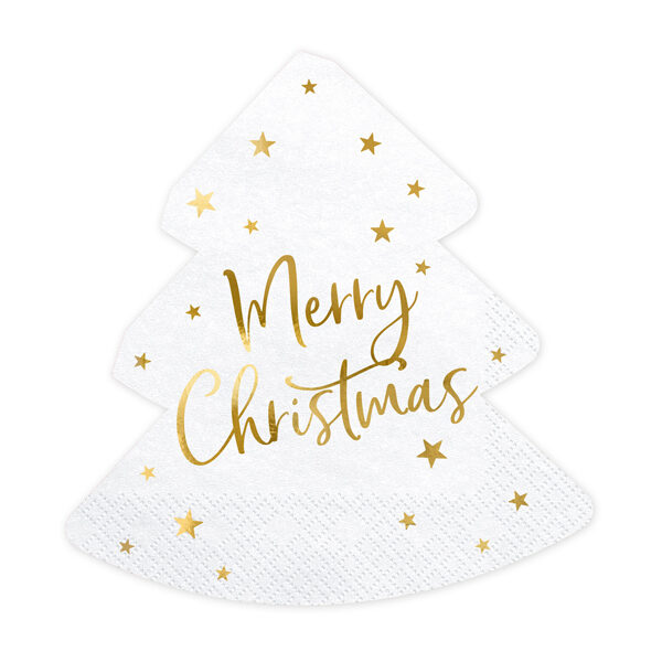 Serwetki Choinka - Merry Christmas, 16x16,5cm (1 op. / 20 szt.)