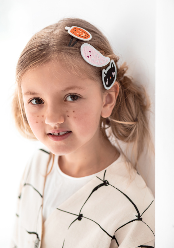 Spinki do włosów Halloween, mix (1 op. / 3 szt.) - obrazek 6