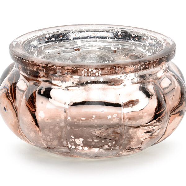 Świecznik, różowe złoto, 3cm (1 op. / 4 szt.)