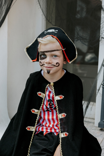 Strój Pirat z peleryną, mix, rozmiar 116-128 cm - obrazek 3