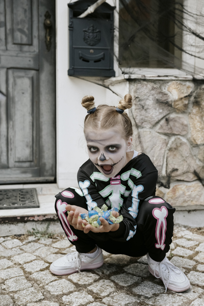 Strój dziecięcy Kościotrup, rozmiar 116-128 - obrazek 4