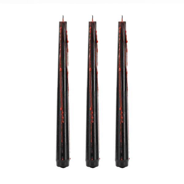 Świece krwawiące, 25cm (1 op. / 3 szt.)