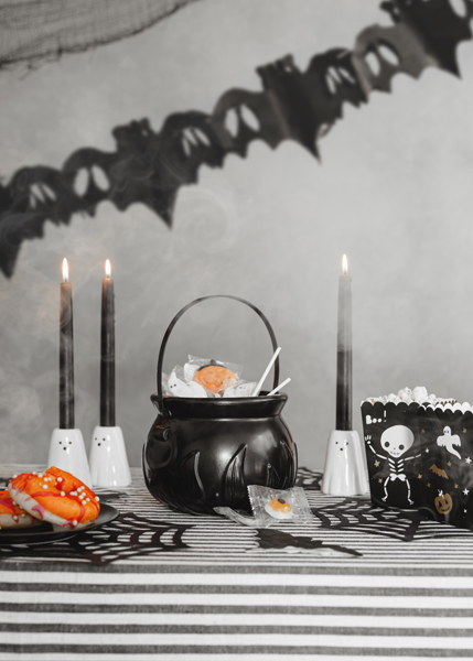 Świecznik Duch, biały, 8cm (1 op. / 6 szt.) - obrazek 3