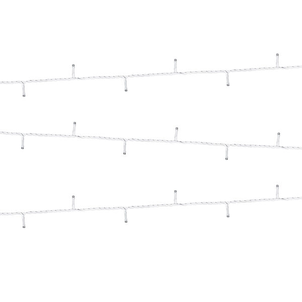 Lampki LED, biały, 10m
