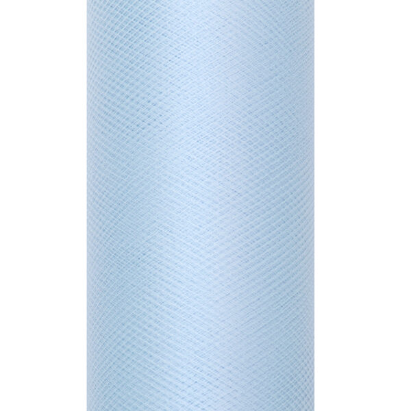 Tiul gładki, błękit, 0,15 x 9m (1 szt. / 9 mb.)