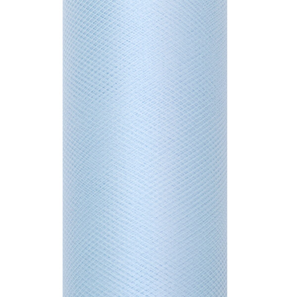 Tiul gładki, błękit, 0,3 x 9m