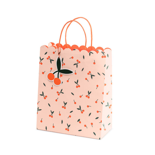 Torebki na prezenty Wisienki, mix, 26x32x13cm