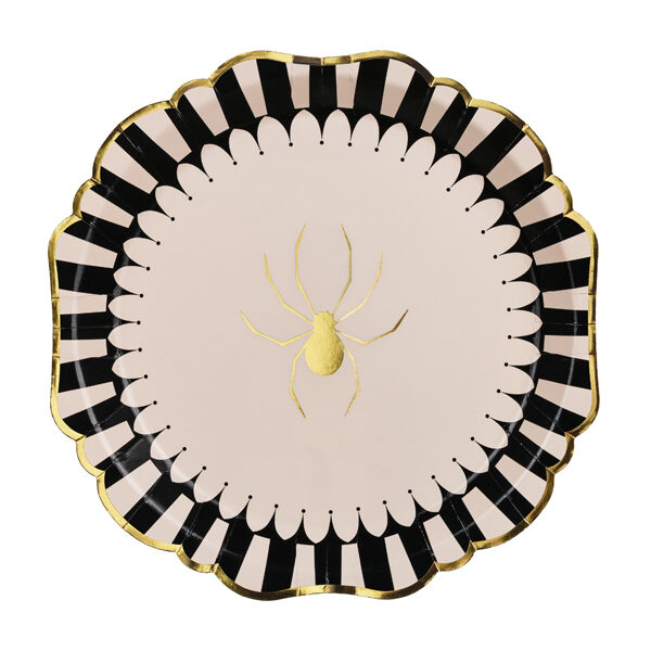 Talerzyki Pająk, 23 cm, mix (1 op. / 6 szt.)