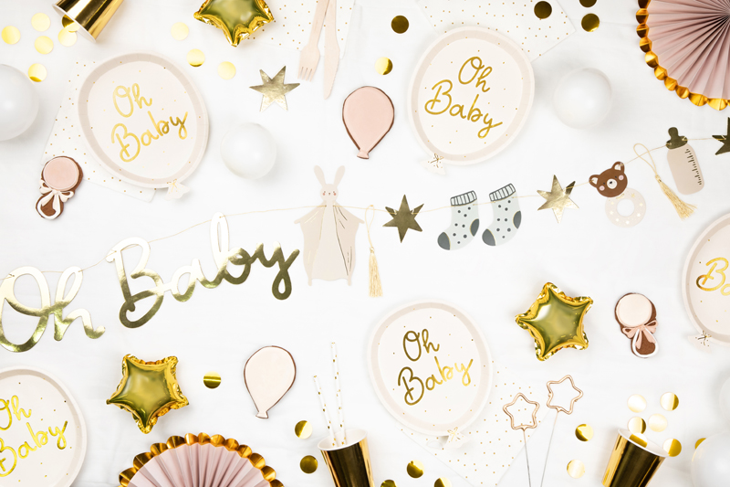 Talerzyki Oh baby, mix, 17.5x22 cm (1 op. / 6 szt.) - obrazek 2