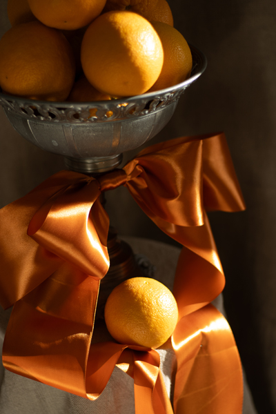 Tasiemka satynowa, rdzawy, 100mm/25m - obrazek 2