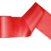 Tasiemka satynowa, czerwony, 100mm/25m