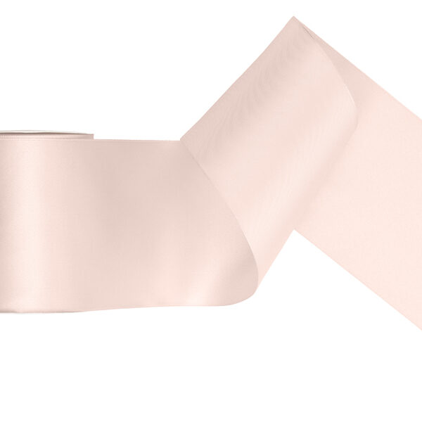 Tasiemka satynowa, złamana biel, 100mm/25m