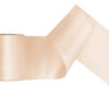 Tasiemka satynowa, kremowy, 100mm/25m
