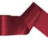 Tasiemka satynowa, bordo, 100mm/25m