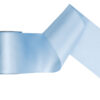 Tasiemka satynowa, j. mgl. niebieski, 100mm/25m