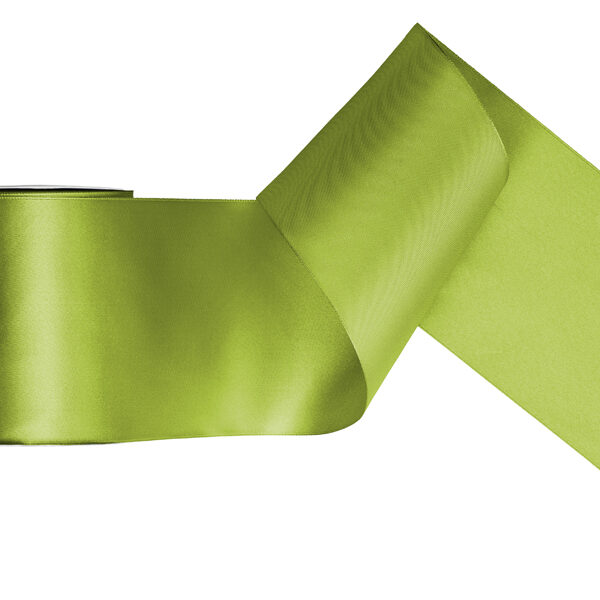 Tasiemka satynowa, z. jabłuszko, 100mm/25m
